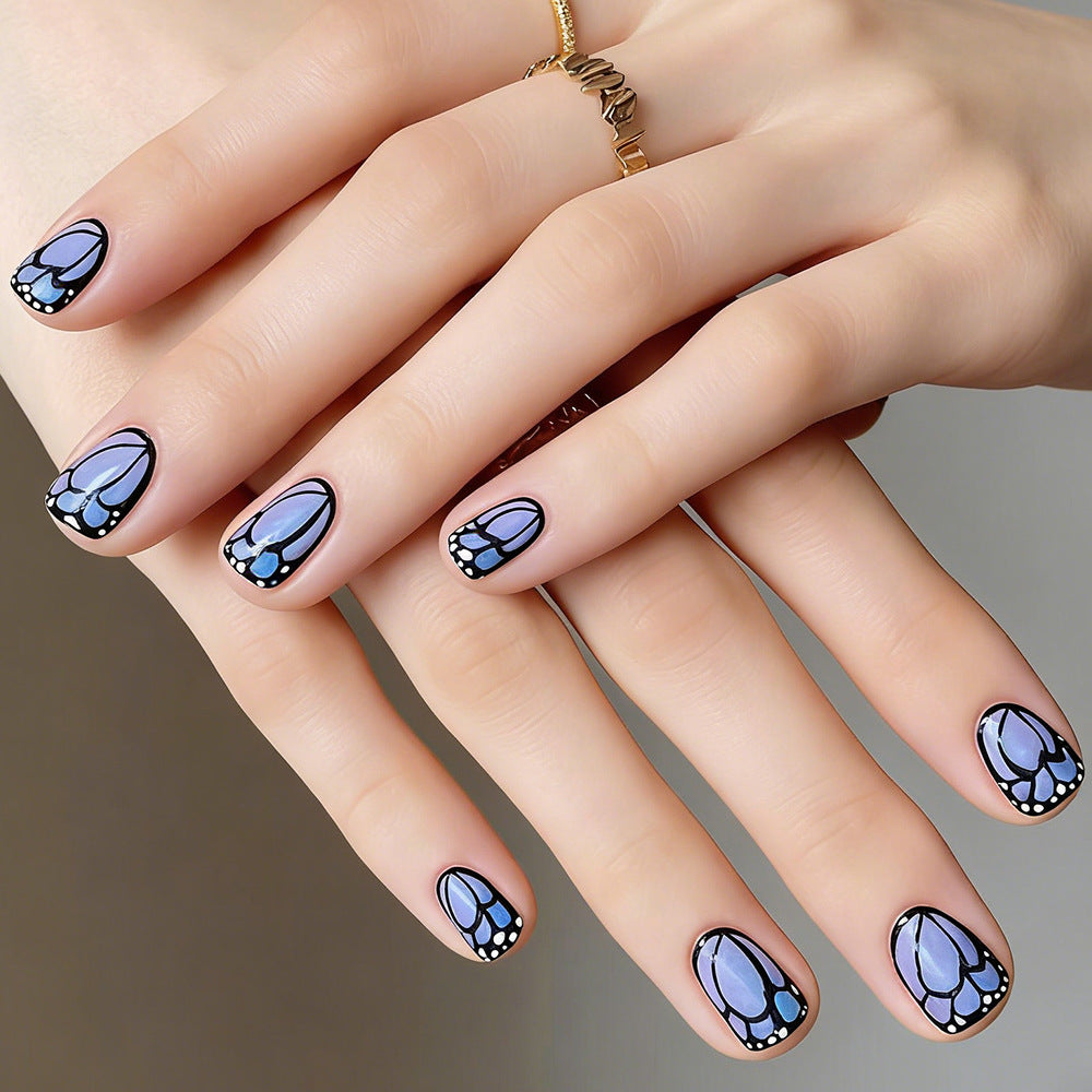 Artistic Floral Nail Design Bowlift
