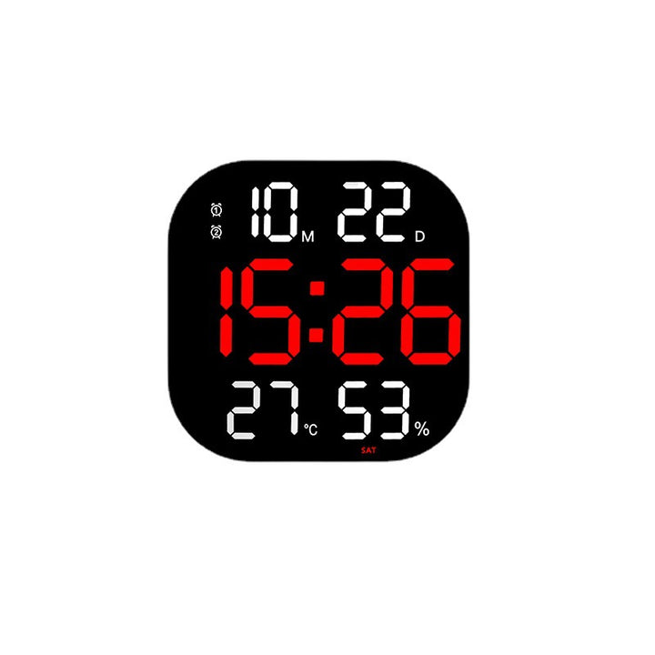 Digital Alarm Clock with Thermometer and Hygrometer Bowlift