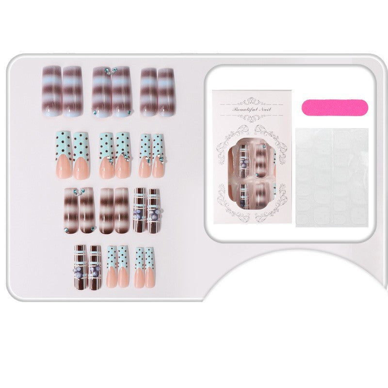 Decorative Press-On Nail Tips Set Bowlift