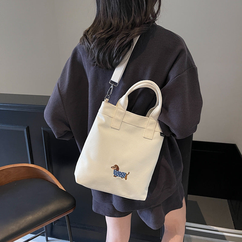 Stylish Canvas Handbag Bowlift