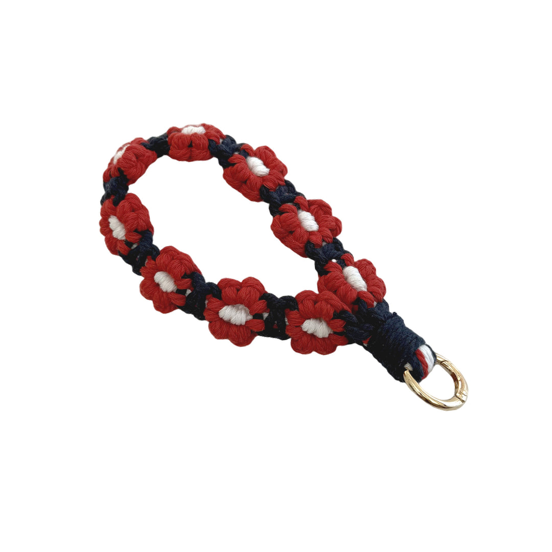 Floral Macrame Keychain Holder Bowlift