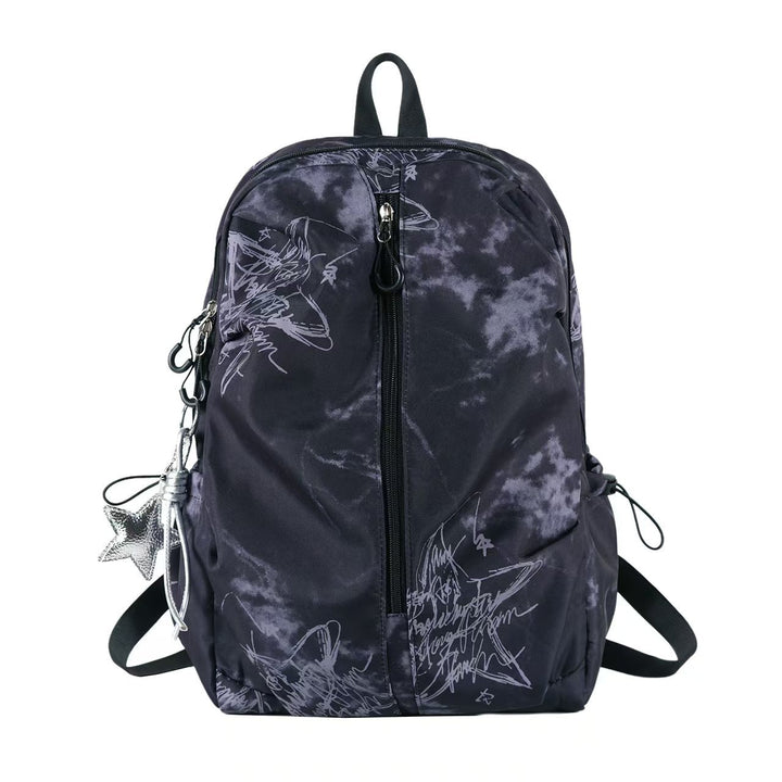 Artistic Graphic Print Backpack Bowlift