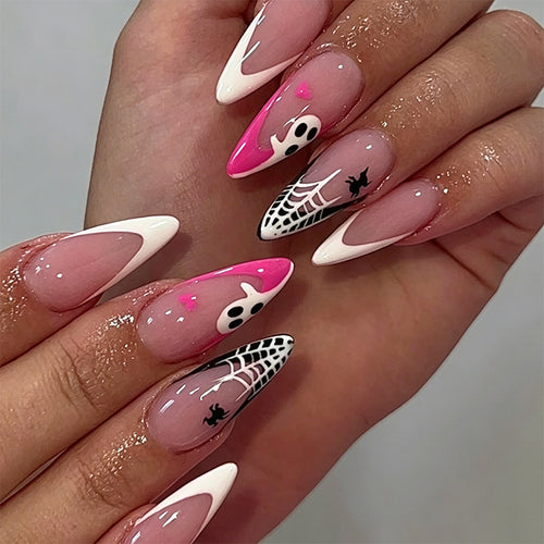 Halloween Design Artificial Nail Set Bowlift