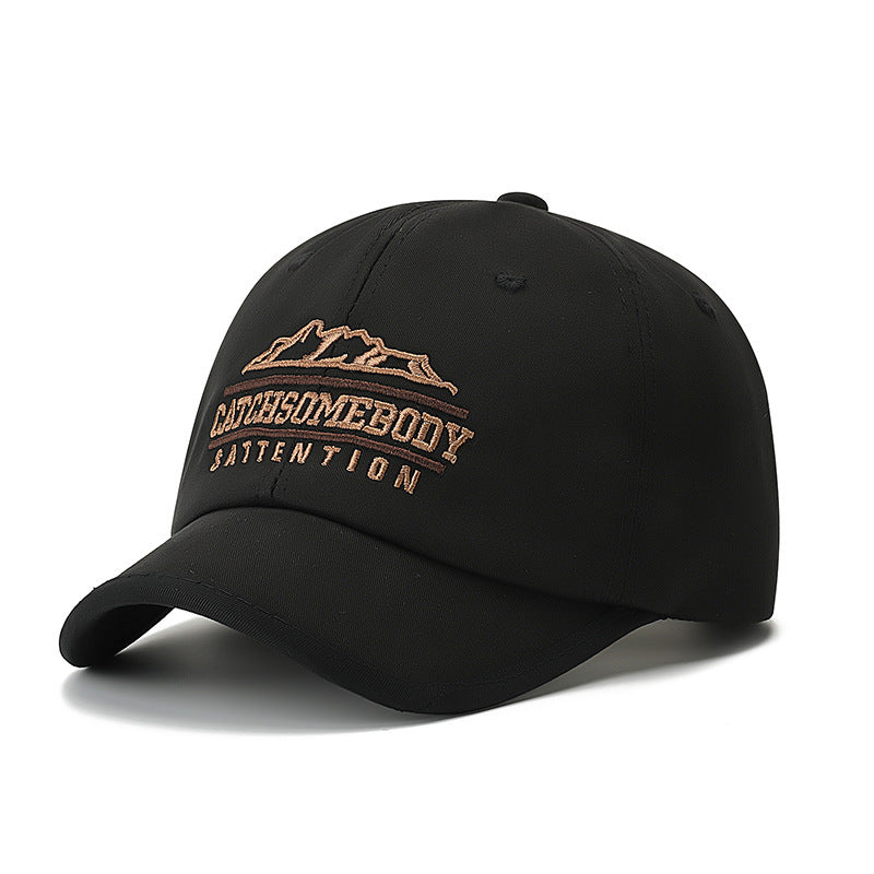 Women’s Sporty Leather Baseball Cap Bowlift