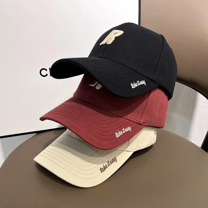 Women's Casual Embroidered Cap Bowlift