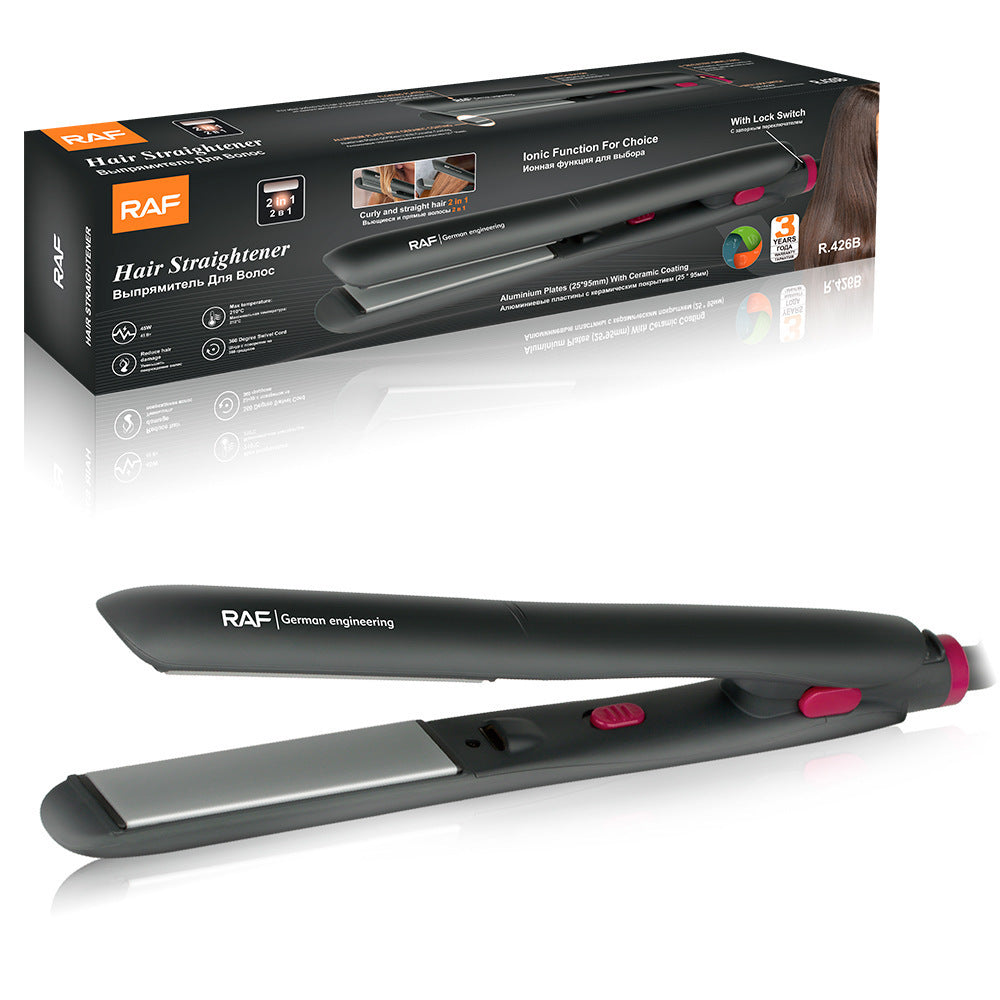 Ionic Hair Straightening Tool with Dual Styling Function Bowlift