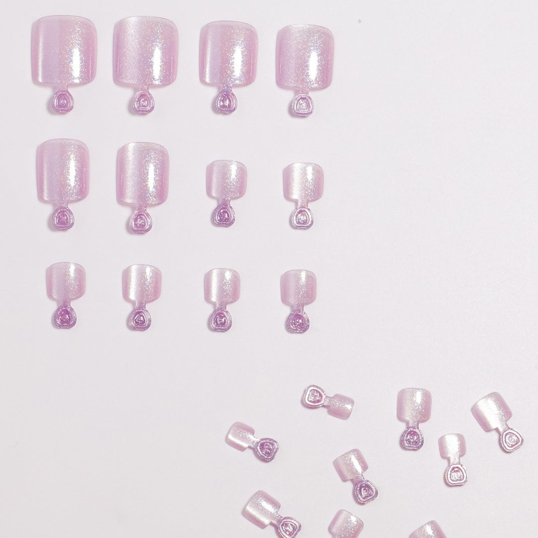 Glimmering Press-On Nail Set Bowlift