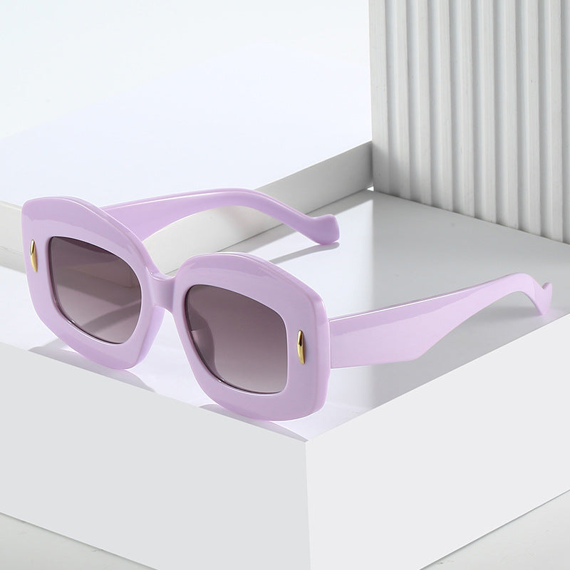 Contemporary Chunky Frame Sunglasses Bowlift