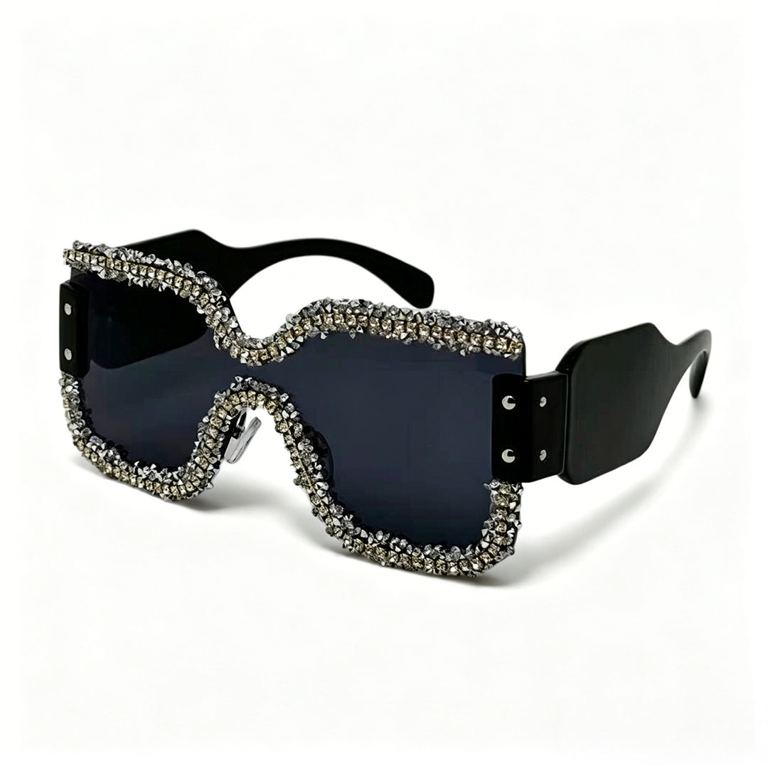 Women's fashionable safety glasses with unique crystal frame Bowlift