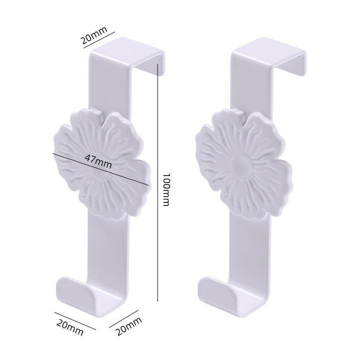 Unisex Wall Hooks with Floral Design Bowlift