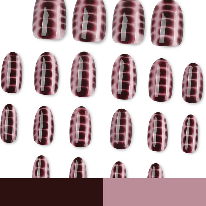 Artful nail art with snake motif Bowlift