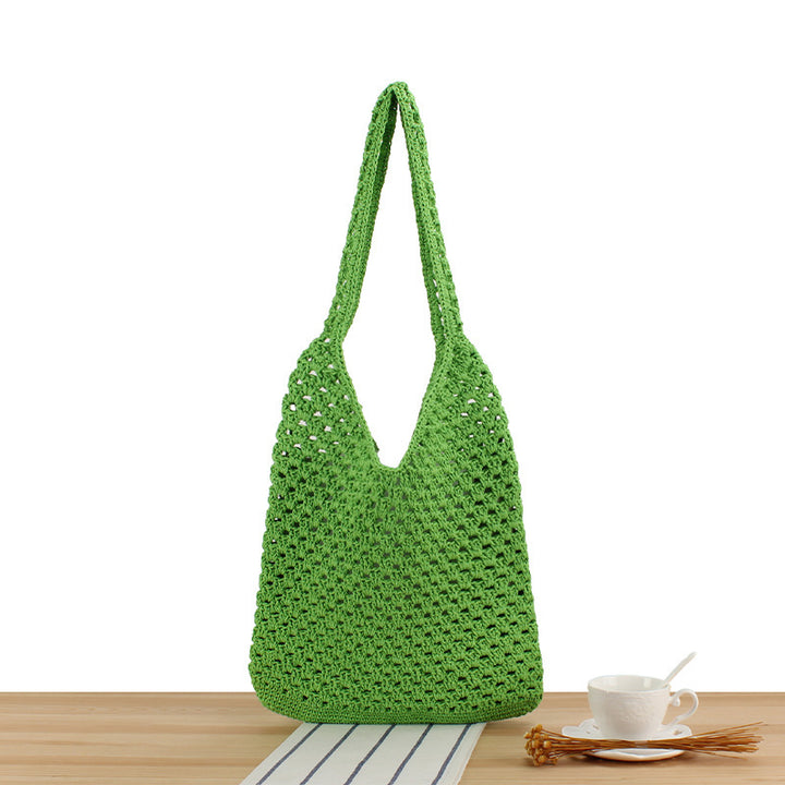 Fashionable Crochet Tote Bag Bowlift