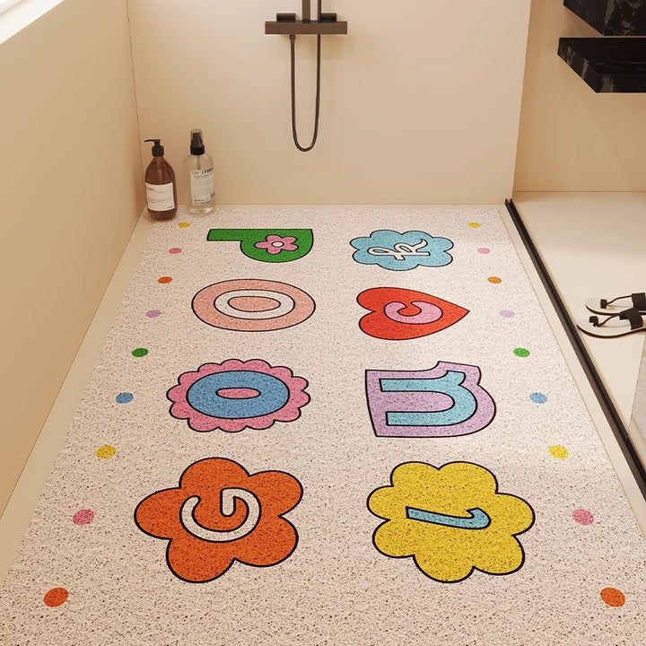 Playful Animal Themed Memory Foam Mat Bowlift