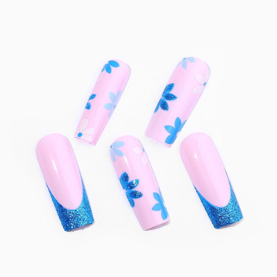 Glamorous Artistic Press-On Nails Bowlift