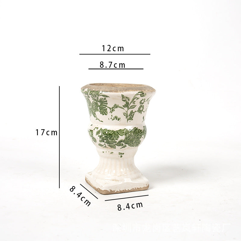 Floral Ceramic Planter Bowlift