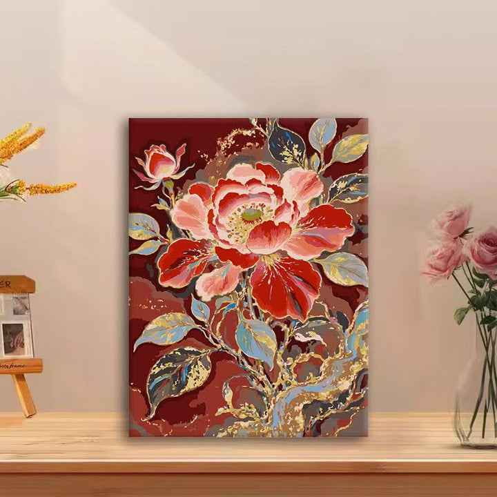 Floral Themed Wall Art Canvas Print Bowlift