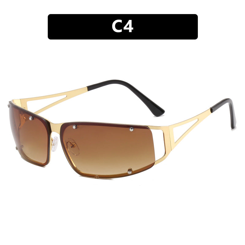 Women's sporty sunglasses with trendy design and polarized lenses Bowlift