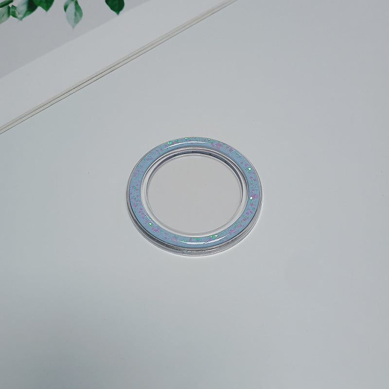 Decorative Transparent Compact Mirror Bowlift