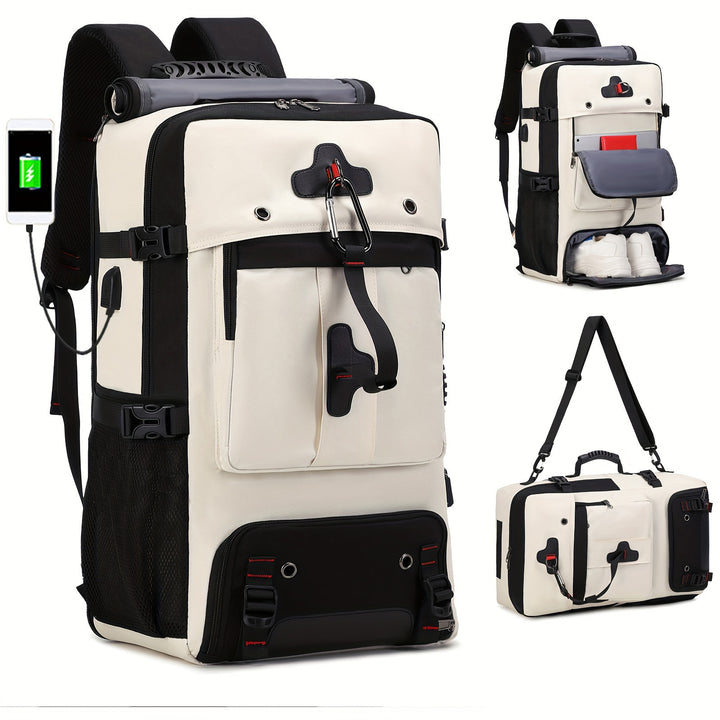 Unisex multifunctional backpack with integrated power bank function Bowlift