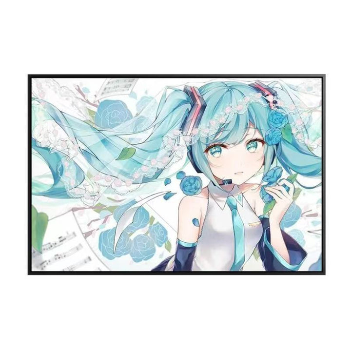 Anime-Themed Illustrated Canvas Art Print Bowlift