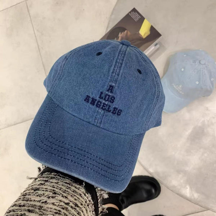 Women's Distressed Vintage Los Angeles Baseball Cap Bowlift