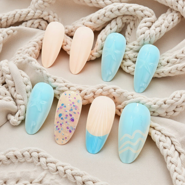 Creative artificial nails in maritime design Bowlift