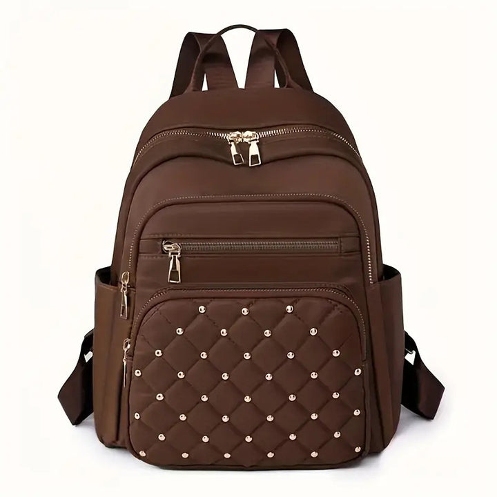 Elegant Quilted Multi-Pocket Backpack