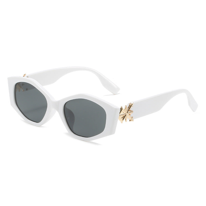 Statement Hexagonal Frame Sunglasses Bowlift 1787812354