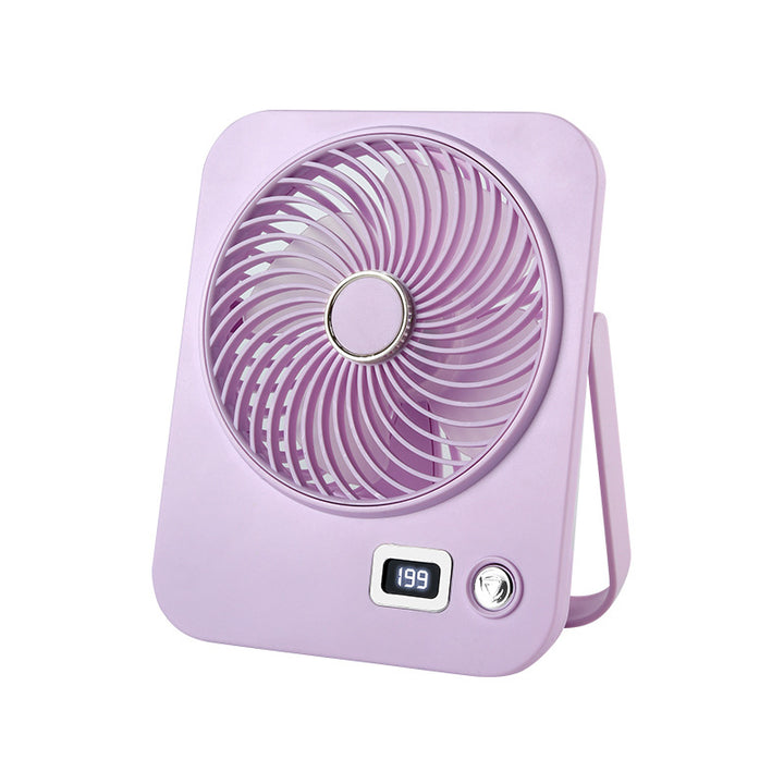 Ladies portable table fan with digital speed display Bowlift