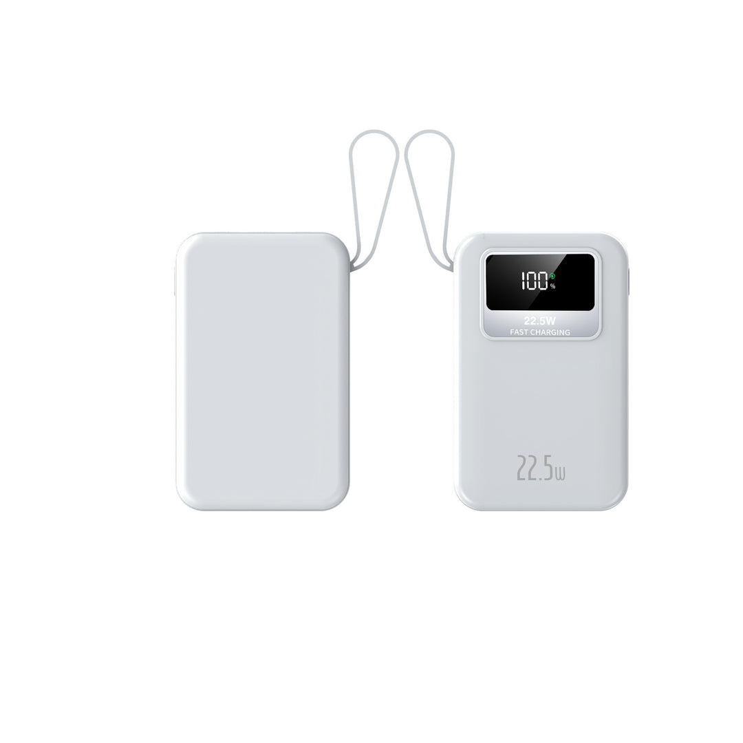 Portable power bank with intelligent fast charging function and LED display Bowlift