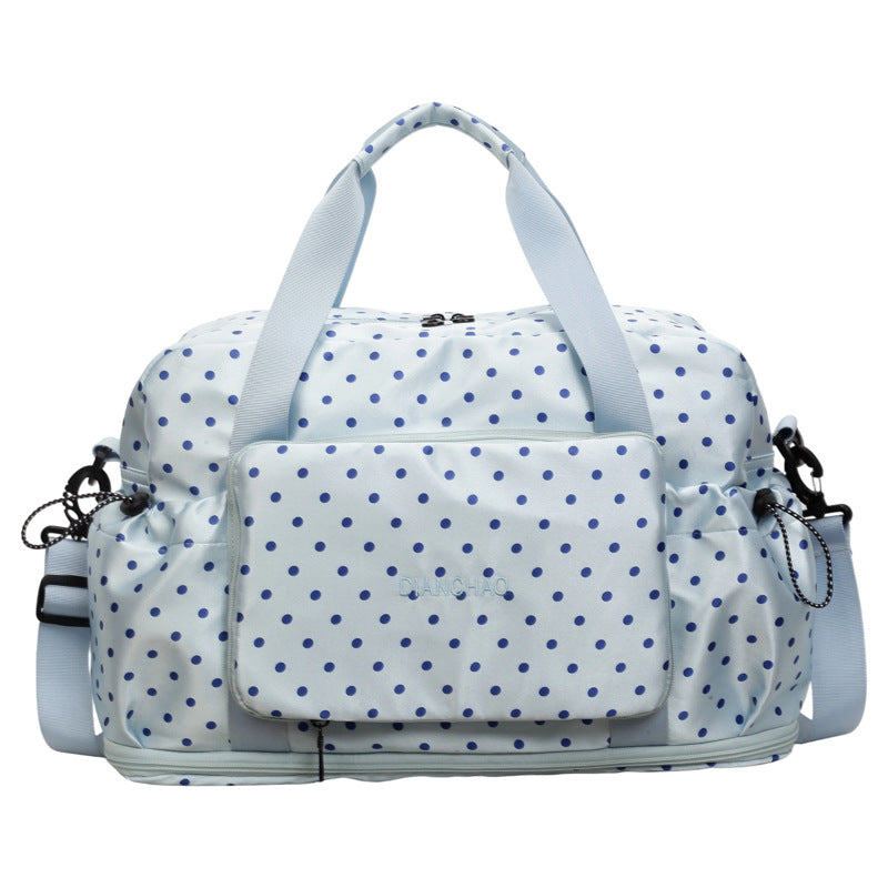 Stylish Polka Dot Overnight Duffle