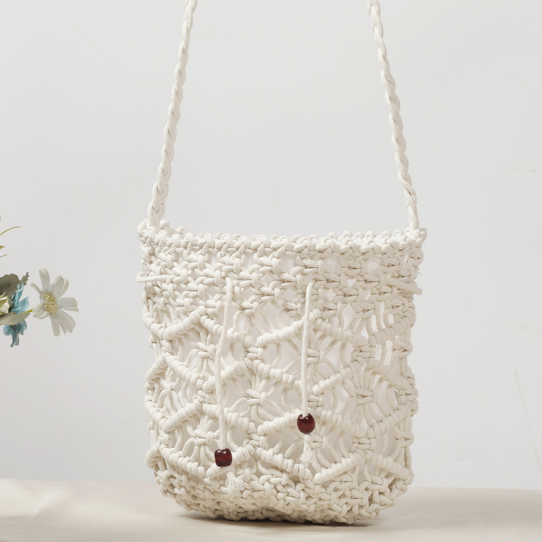 Handmade Macrame Shoulder Bag Bowlift