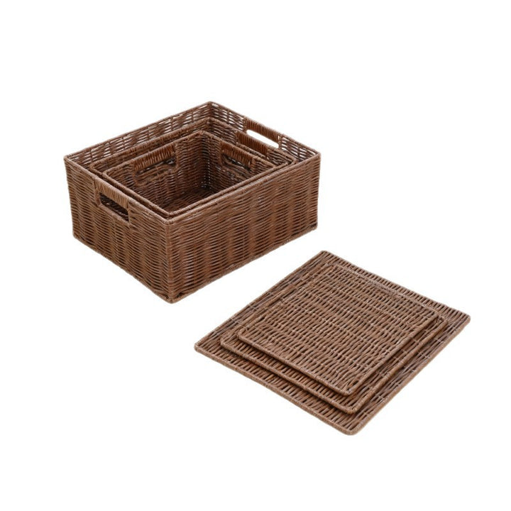 Women storage baskets made of woven material Bowlift