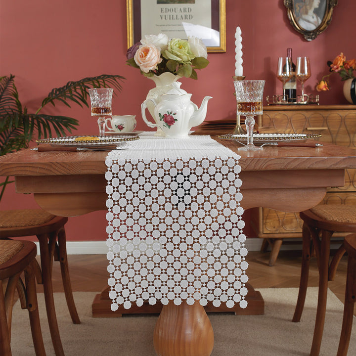 Decorative Floral Lace Table Runner