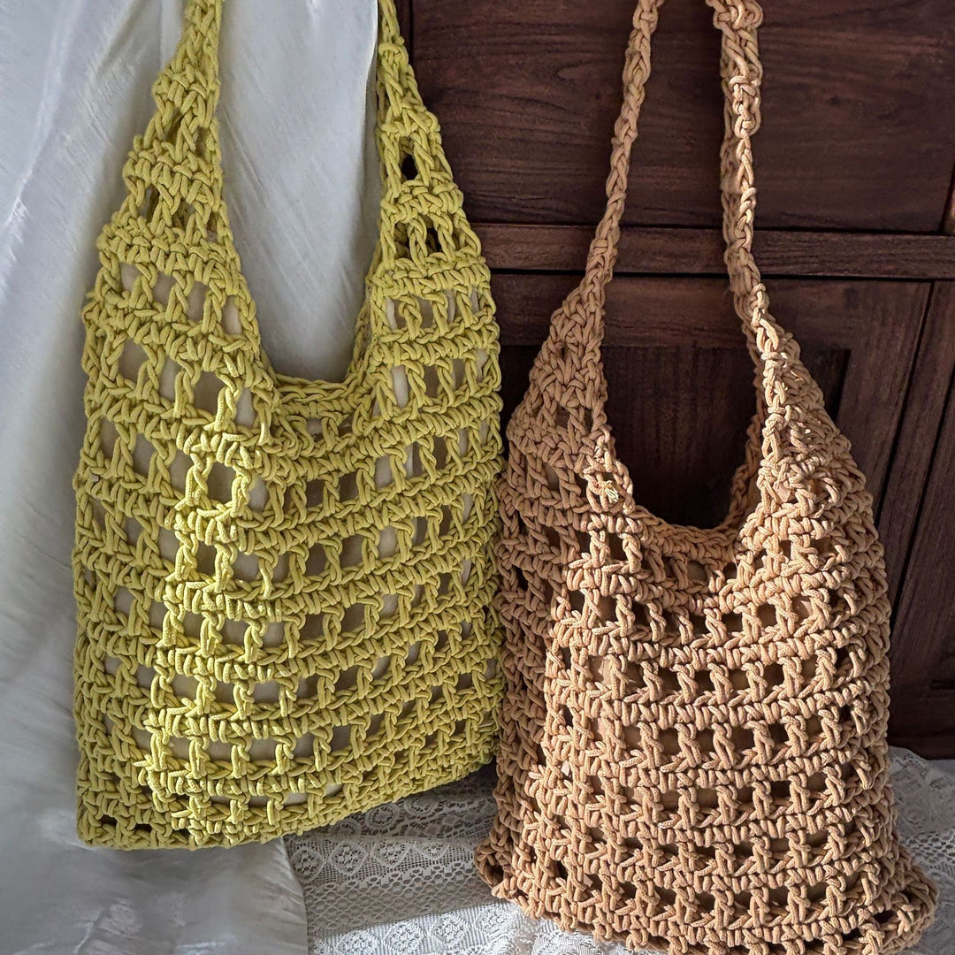 Handcrafted mesh tote bag Bowlift