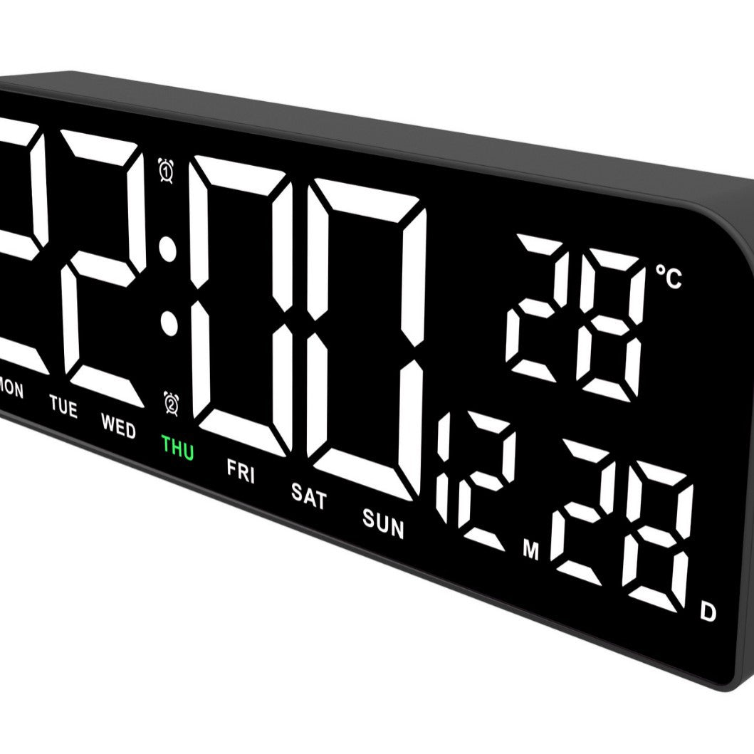 Digital Multifunctional Alarm Clock with Temperature Display Bowlift