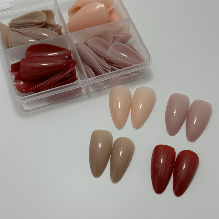 Premium Stiletto Press-On Nail Set Bowlift
