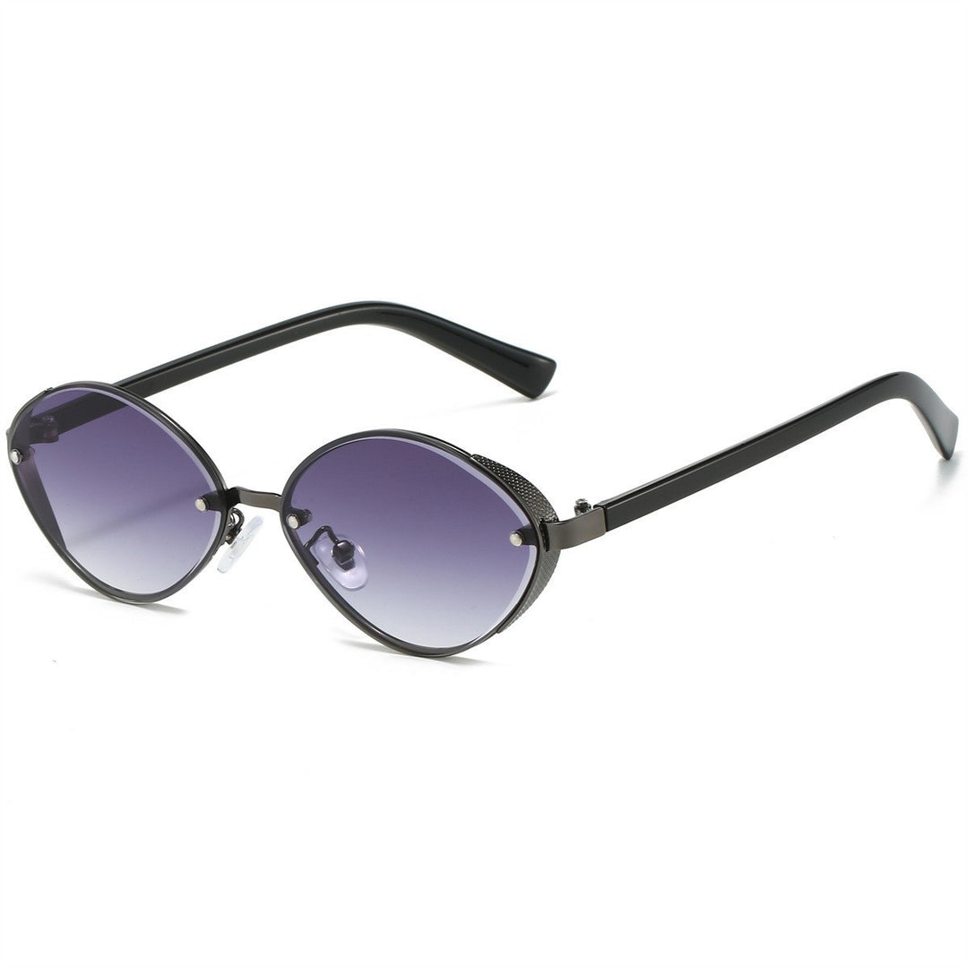 Elegant Oval Frame Sunglasses