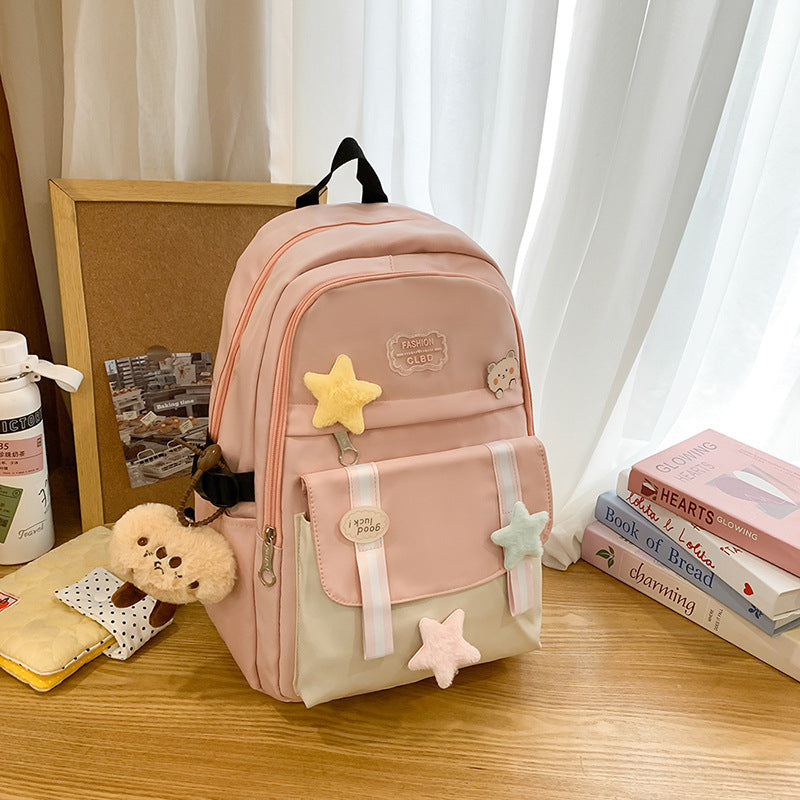 Cute Plush Animal Design Backpack