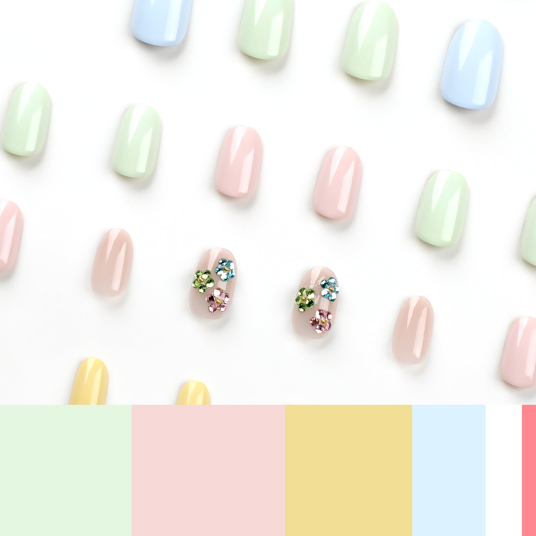 Artful Nail Art with Flower Decorations Bowlift