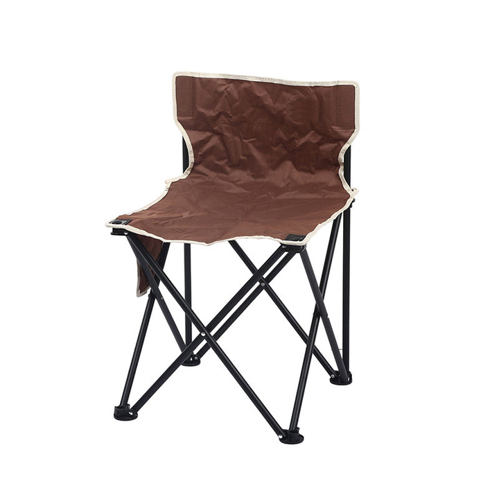 Folding chair with ergonomic backrest and sturdy frame Bowlift