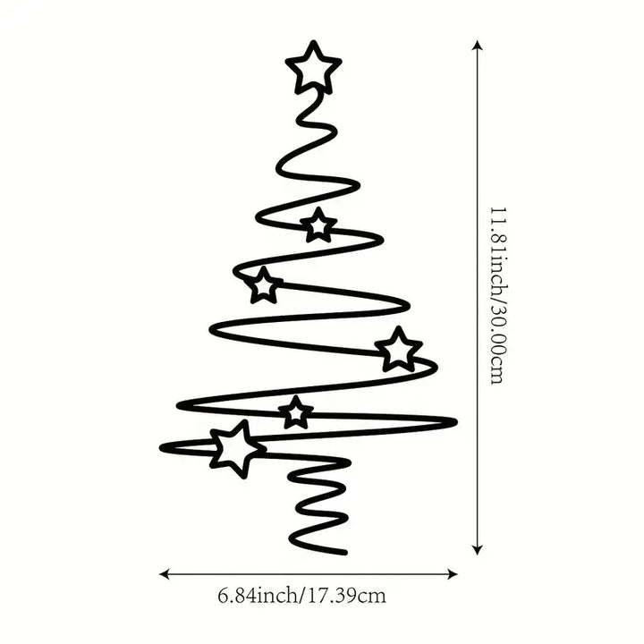 Decorative Christmas Tree Wall Sticker Bowlift
