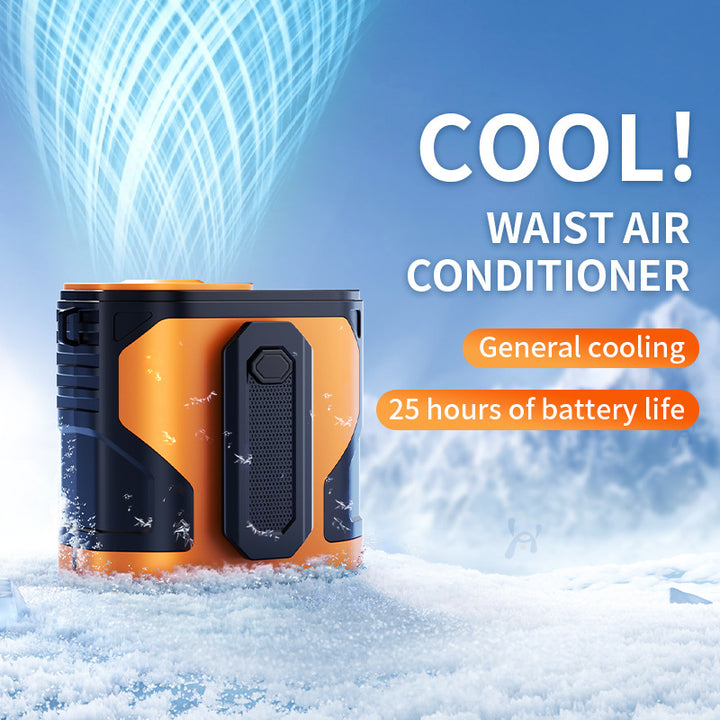 Unisex nan portable wearable rechargeable personal cooling fan with integrated flashlight and long-life lithium battery Bowlift
