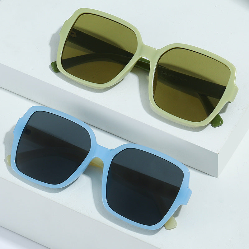 Elegant Oversized Square Frame Eyewear Bowlift