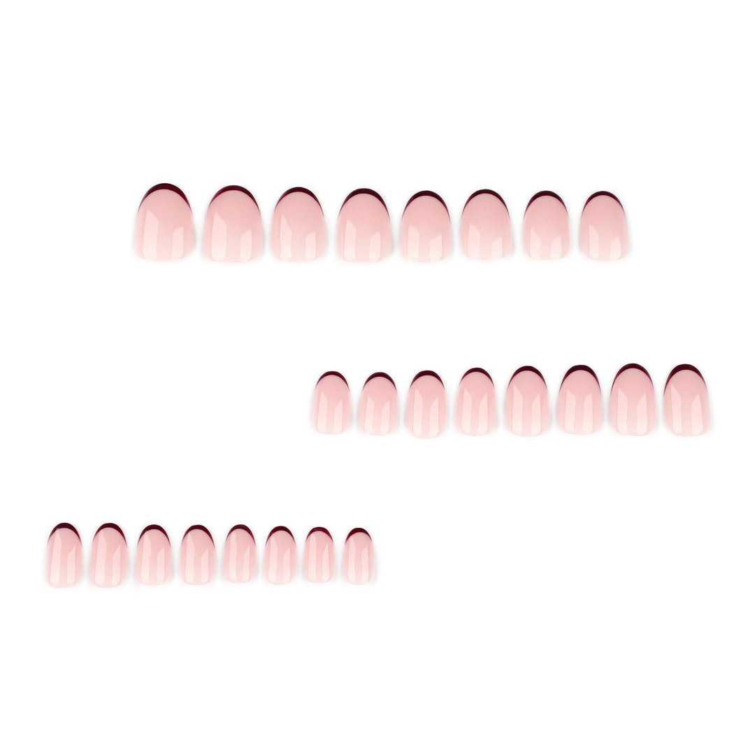 Elegant Nail Art with Gradient and Glossy Finish Bowlift
