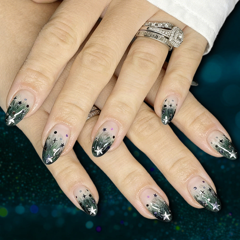 Artistic Gel Nail Design Bowlift
