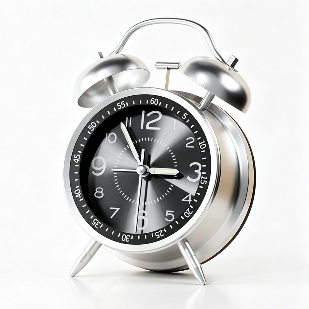 Classic Alarm Clock in Timeless Design Bowlift