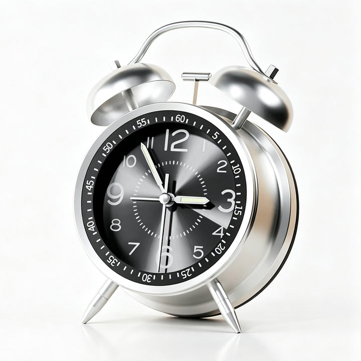 Classic Alarm Clock in Timeless Design Bowlift