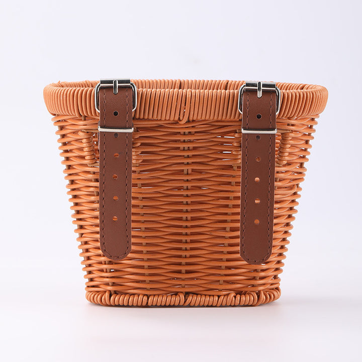 Ladies stylish basket made of woven material Bowlift