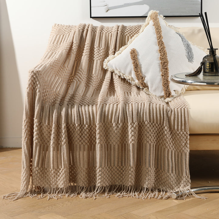 Textured Knit Scarf Bowlift